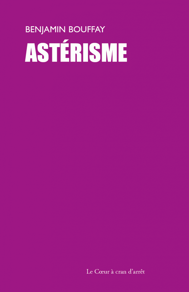 Astérisme // Couverture