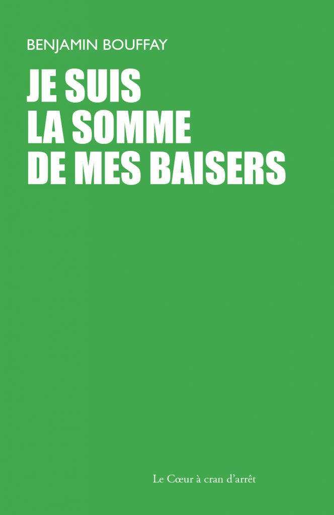 Je suis la somme de mes baisers // Couverture